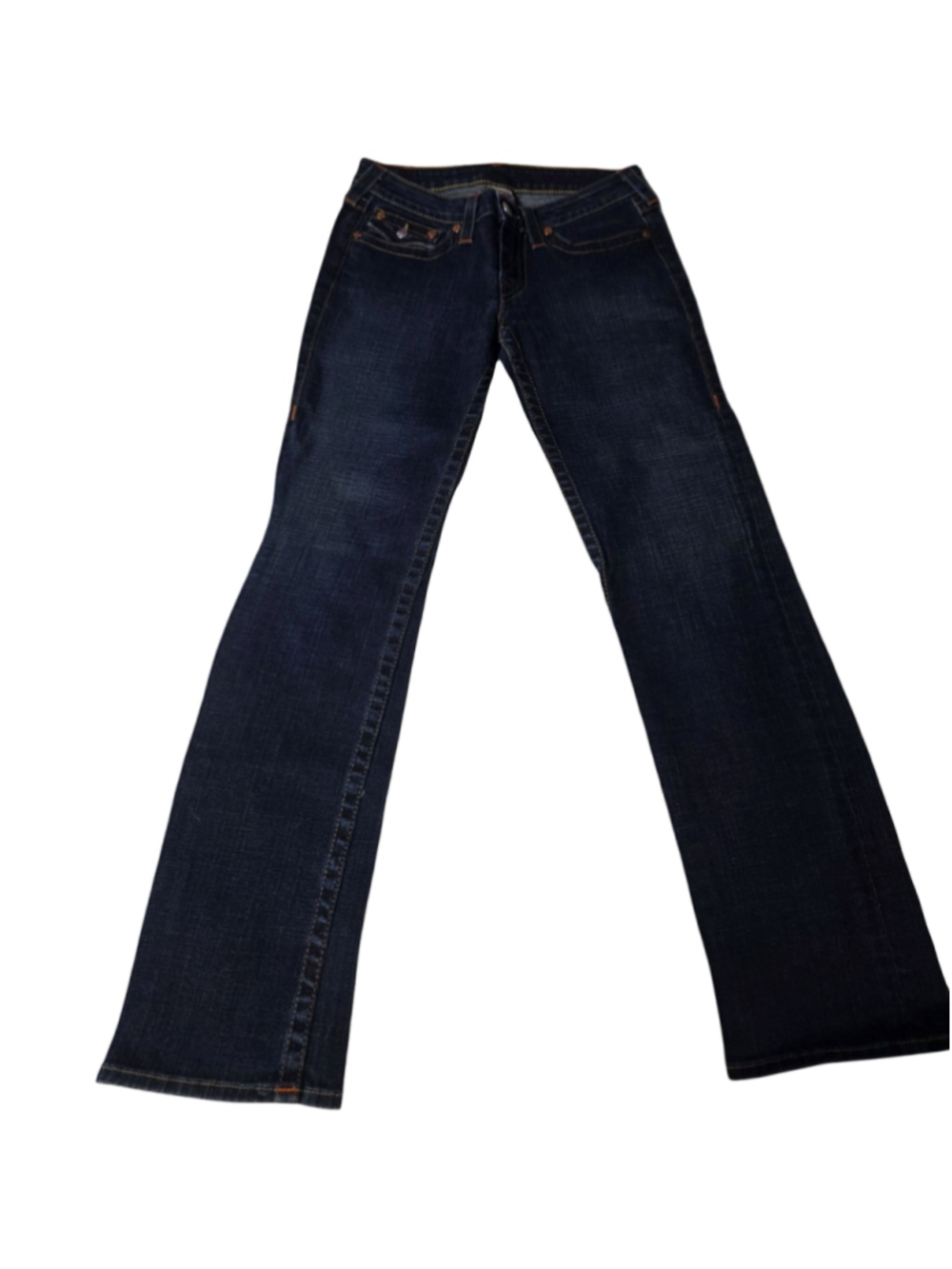 Women's True Religion Boot Cut Jeans Size 30 Dark Blue